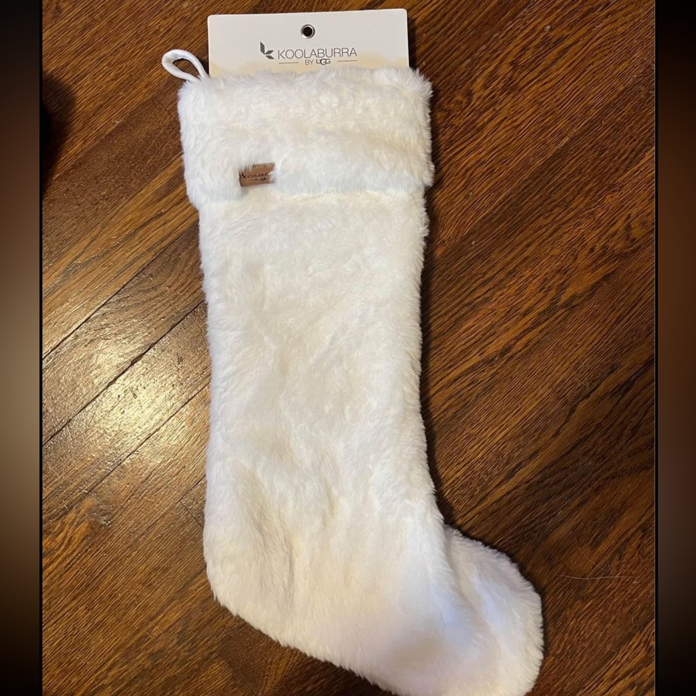 Set of 4 UGG fur stockings